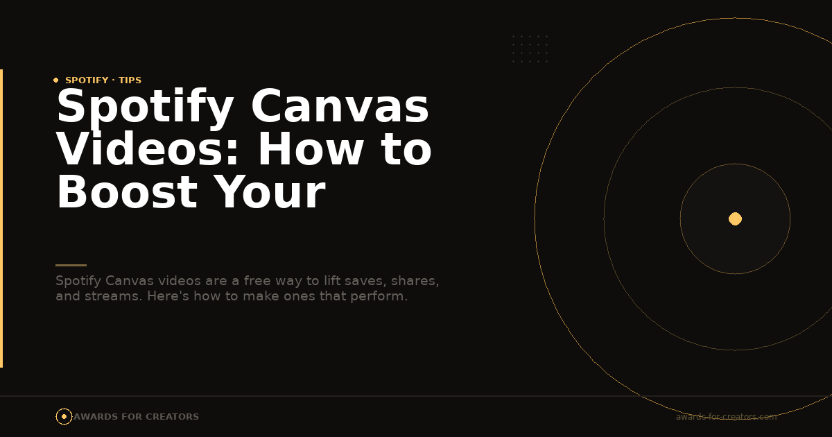 Spotify Canvas Videos: How to Boost Your Stream Count