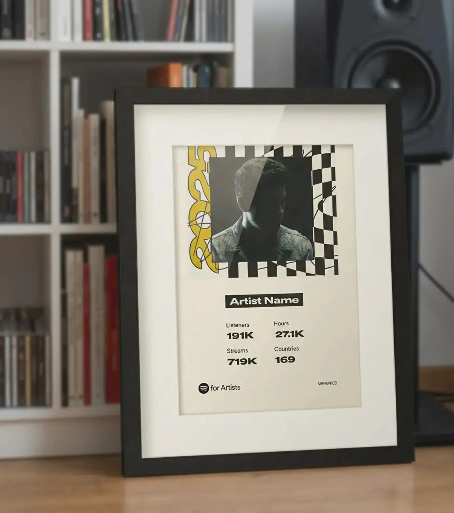 Spotify Award frame display